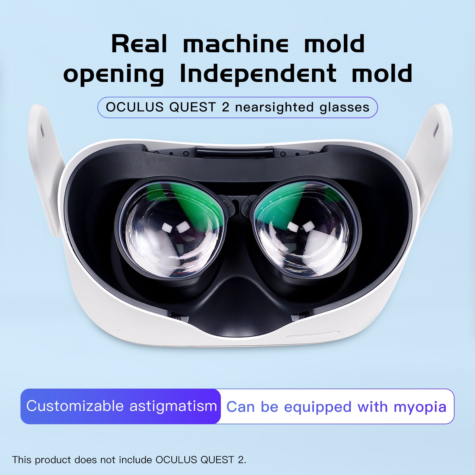 energi forhistorisk Kurve New Quest2 Lens Myopia Anti Blue Light Magnetic Glasses Frame Quick Di –  MPOW
