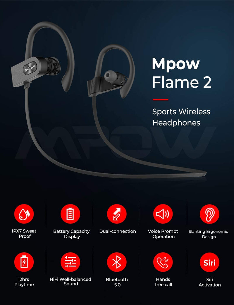 Mpow Flame2 Sport Wireless Earphones
