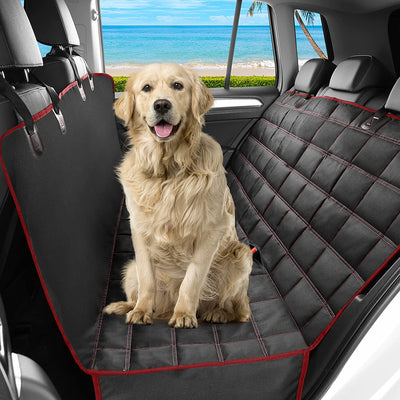 4-in-1Dog Car Seat Cover for Back Seat, 100% Waterproof Dog Car Seat Cover
