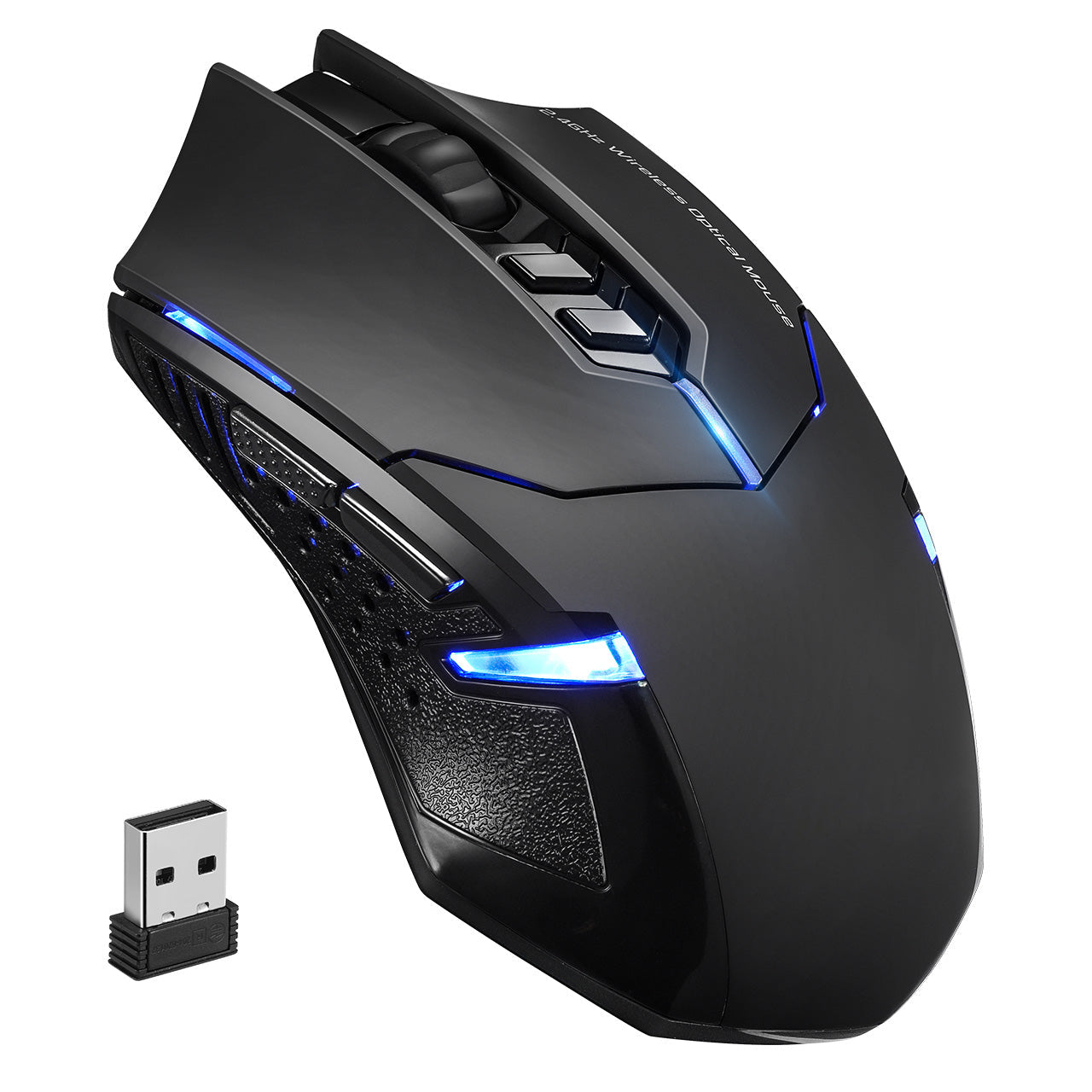 PC066 Backlit Wireless Gaming Mouse, Silent, Ergonomic, Black – MPOW