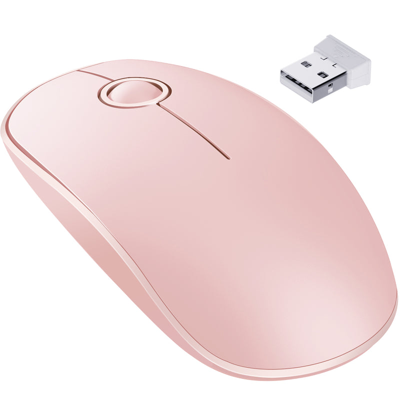 071 2.4G Slim Wireless Mouse Pink