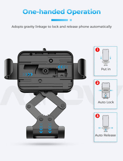 Mpow CA127B Gravity Car Phone Mount, Air Vent Phone Holder