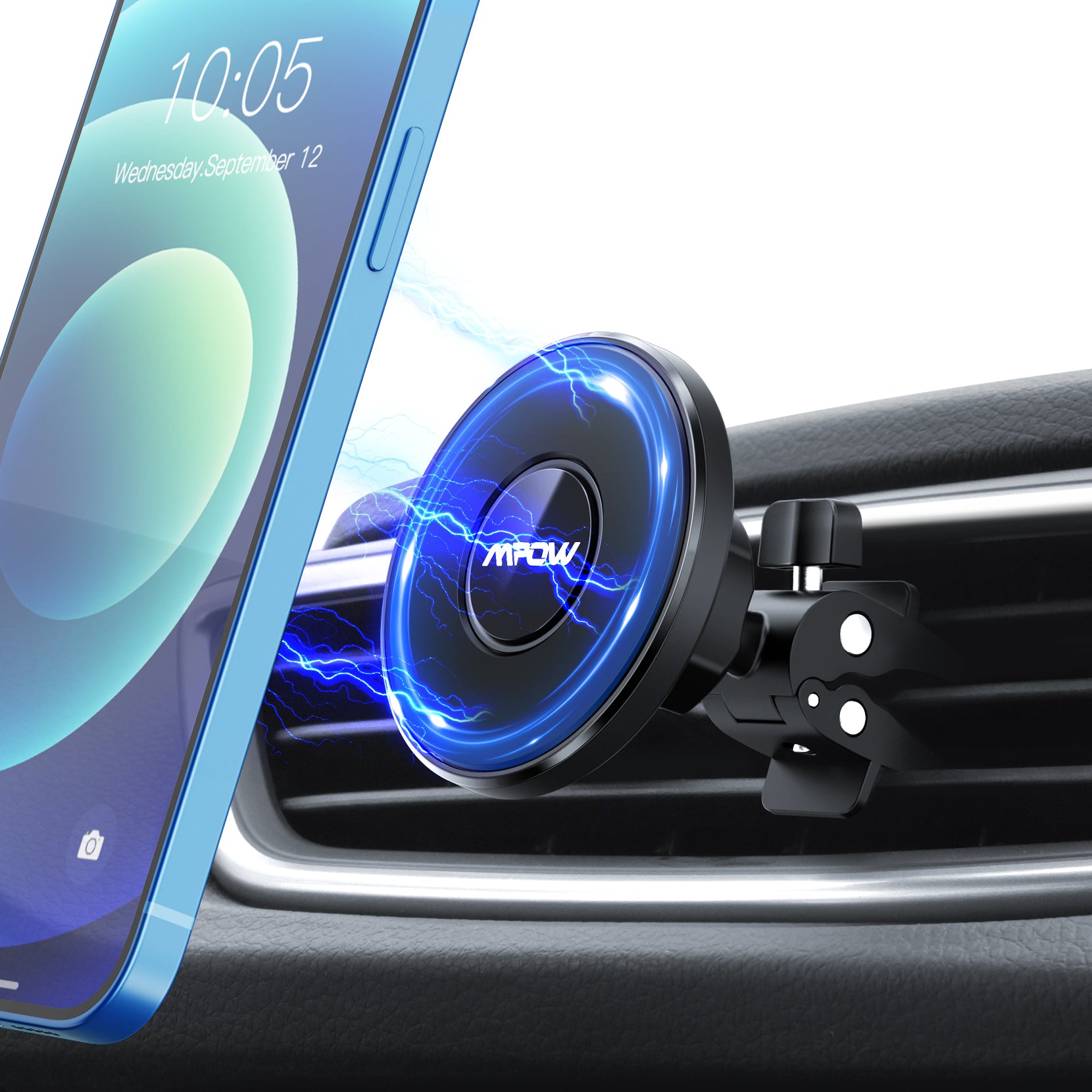 Supporto Telefono Per Auto Mpow CA163A – Regolabile Per Climatizzatore – Universale