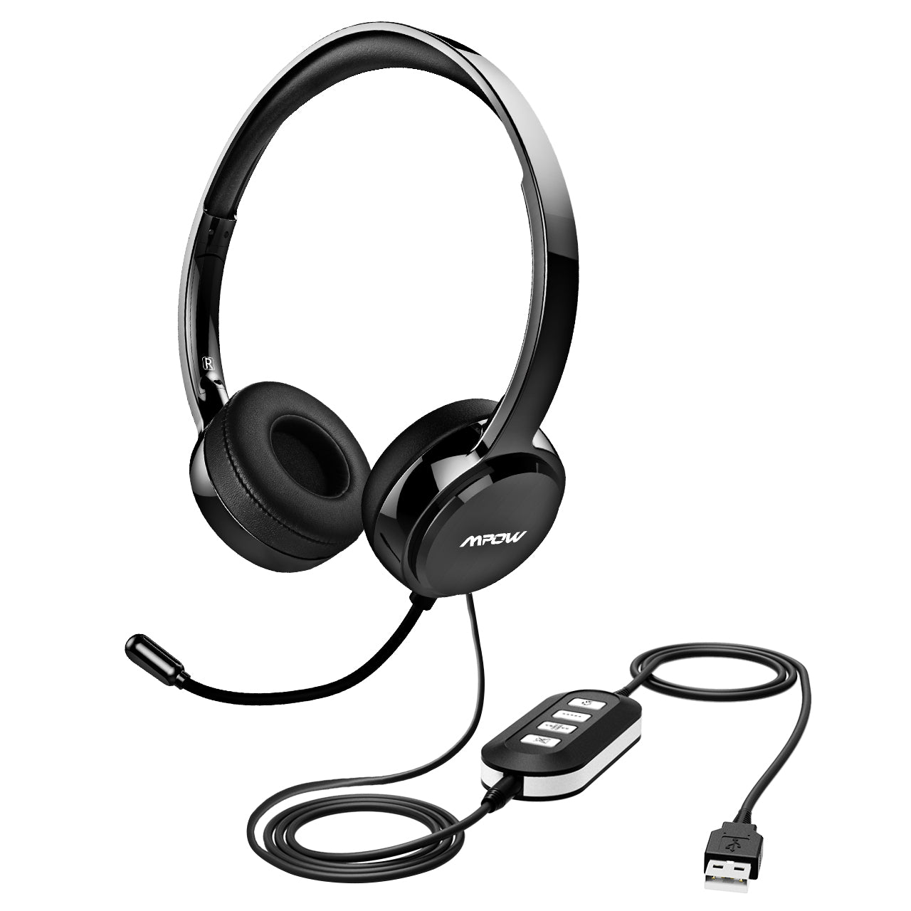 Ordenador usb headset call center auriculares con micrófono con