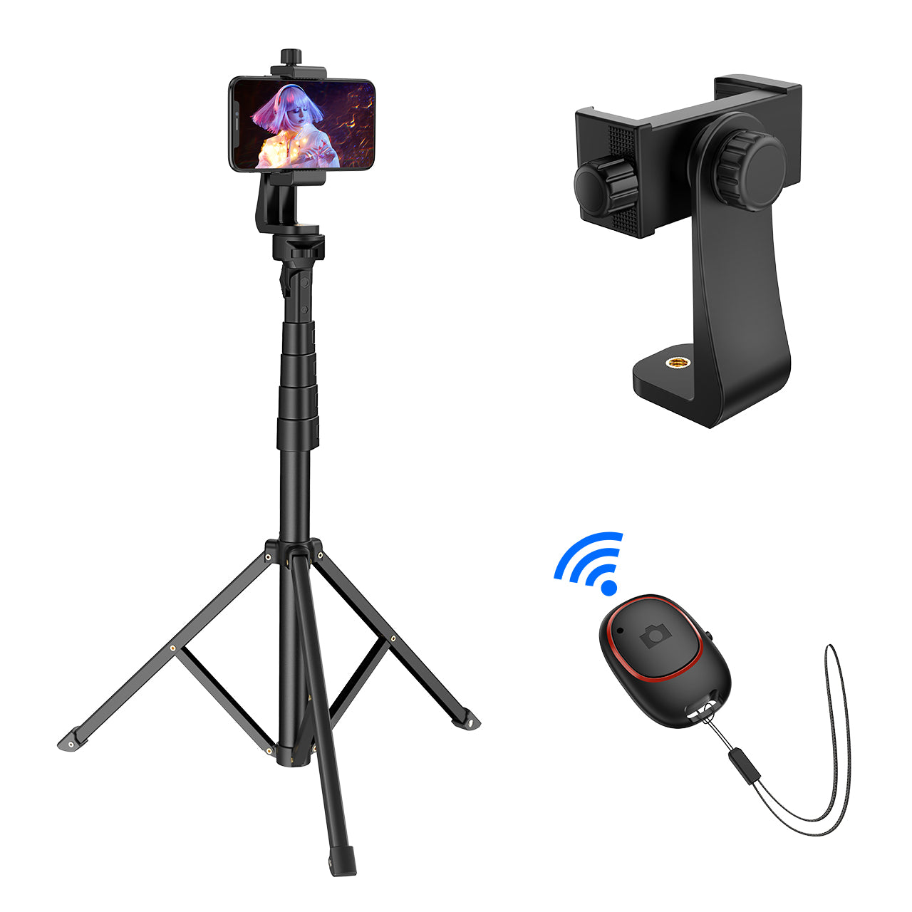 MPOW Selfie Stick Tripod, Bluetooth Remote ,Lightweight, 360°