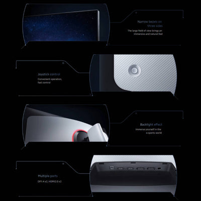 Mpow LED Gaming Monitor G Pro 180Hz, 1ms Response, 100% sRGB