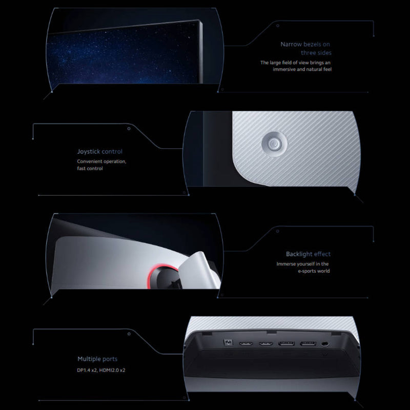 Mpow LED Gaming Monitor G Pro 180Hz, 1ms Response, 100% sRGB