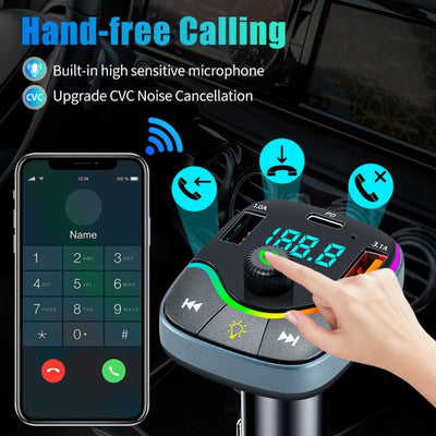 Mpow FM Transmitter Radio Receiver