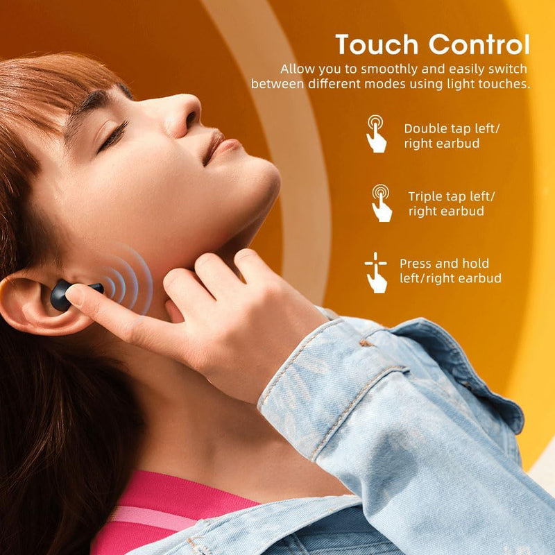 Mpow Bluetooth In-Ear Headphones Black