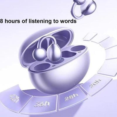 Mpow Detachable Crystal Ear Clip Earphones with Open-Back Bluetooth 5.4. A Fashionable Gift for Women with Ultra-Comfortable Wear