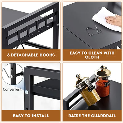 Mpow Adjustable Microwave Shelf
