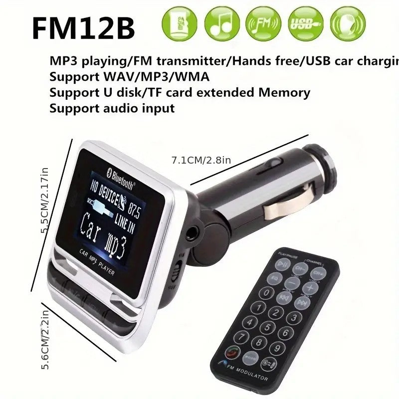 Mpow Car FM Transmitter MP3 Player
