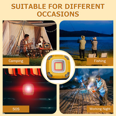 Mpow Multifunctional Outdoor Camp Lantern, 2000lm, High-Brightness COB, Multi-Color, Power Bank Function, 180° Rotating Bracket