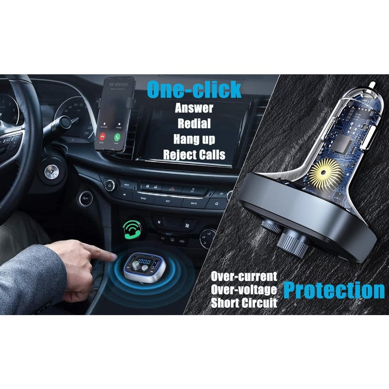 Mpow Car FM Transmitter Black