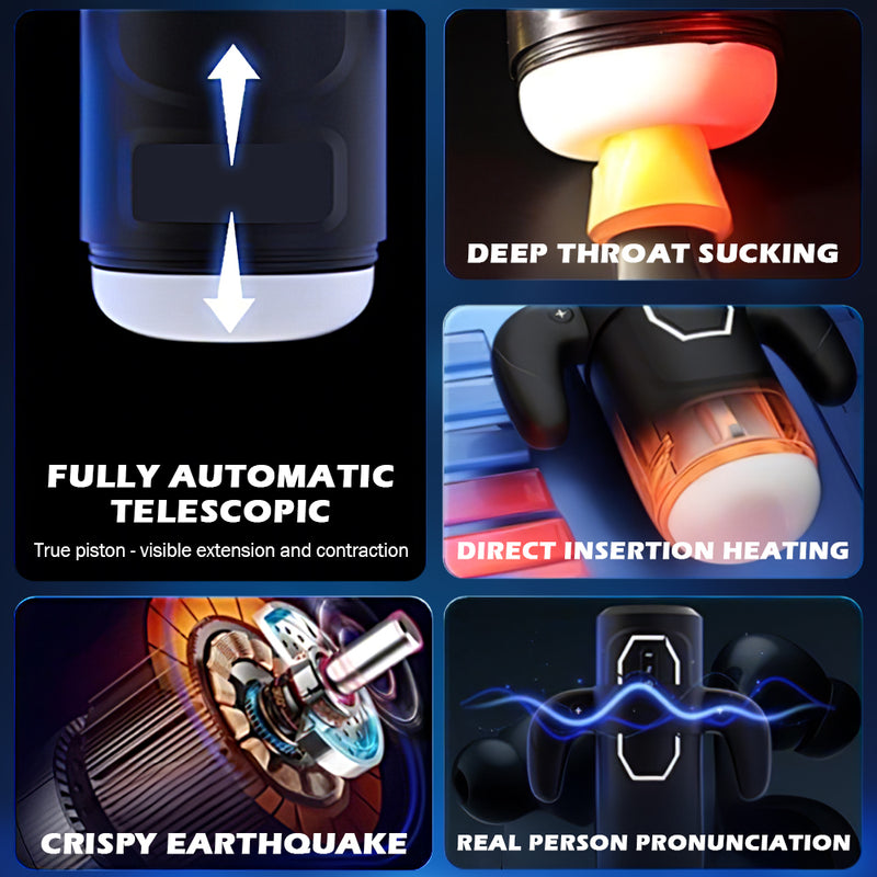 Mpow Upgraded Automatic Male Pleasure Device - Compact & Discreet Personal Massager for Men