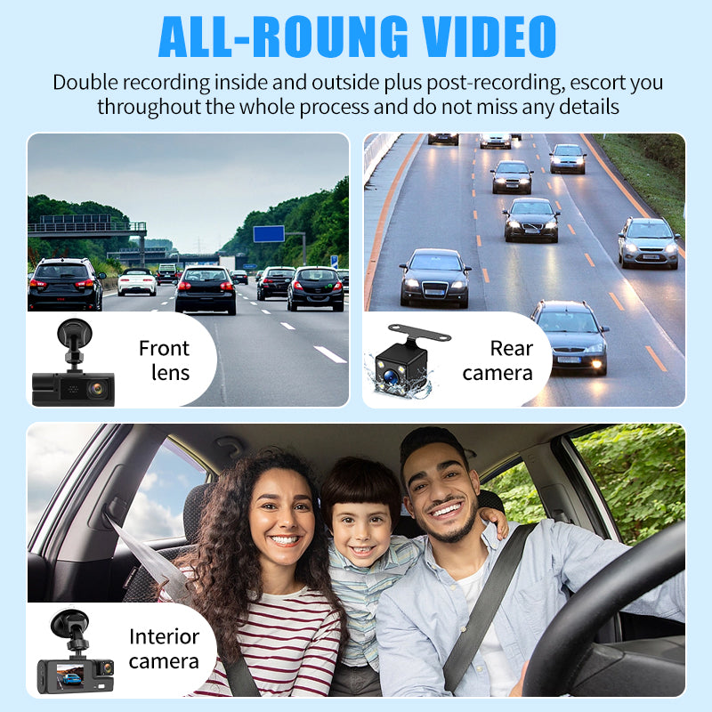 Mpow 2-inch IPS screen Driving Recorder Black