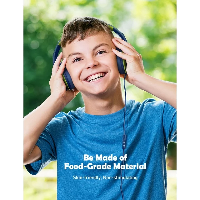 Mpow Kids Headphones for School Boys Girls with Microphone, Safe