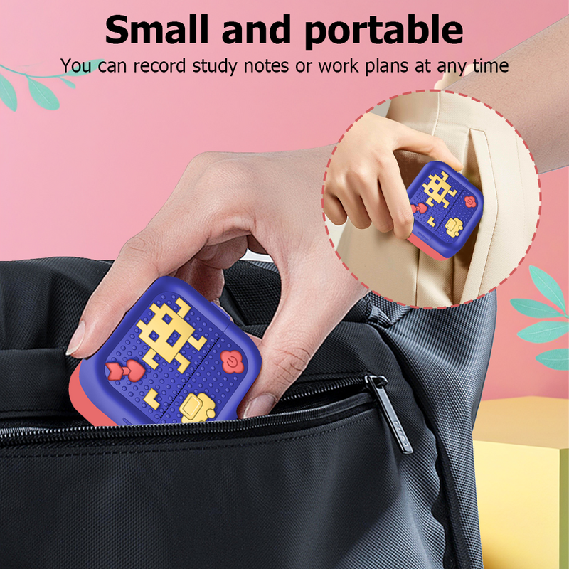 Mpow Customizable Thermal Inkless Printer with Bluetooth Connectivity, 10 Paper Rolls Included, 200DPI, Mini Portable, Multifunctional Sticker and Photo Printer