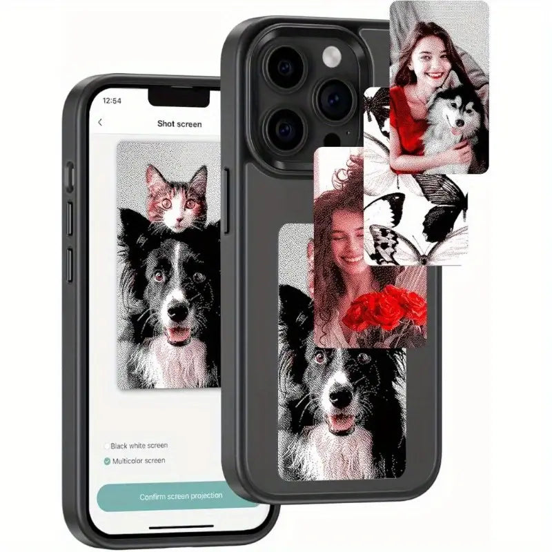 HD 1080P InkPlay E-Ink Screen Phone Case, DIY Wireless NFC Photo Displ – MPOW HD 1080P InkPlay E-Ink Screen Phone Case, DIY Wireless NFC Photo Displ – MPOW