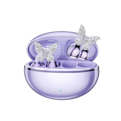 Mpow Detachable Crystal Ear Clip Earphones with Open-Back Bluetooth 5.4. A Fashionable Gift for Women with Ultra-Comfortable Wear
