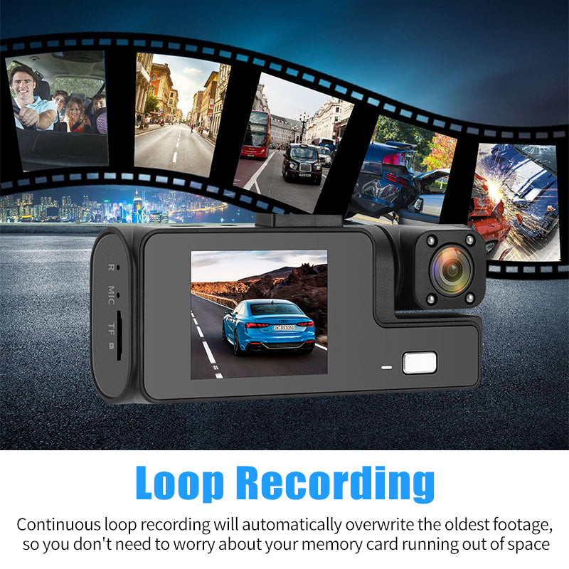 Mpow 2-inch IPS screen Driving Recorder Black