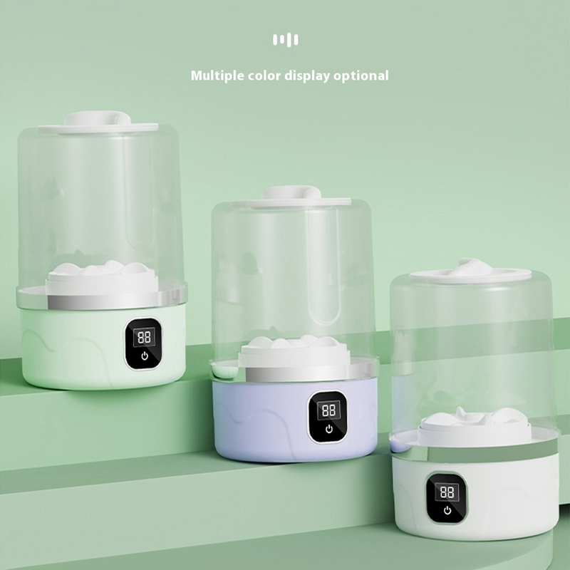 Mpow Mini Wireless Washing Machine with 3000mAh Rechargeable Battery and 15W Power for Efficient Cleaning, Portable, and Space-Saving Design for Underwear and Baby Clothes