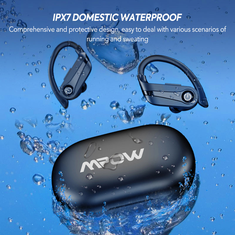 Mpow Wireless Earbuds Bluetooth 5.3 Sport True Wireless Earbuds with Microphone with Display