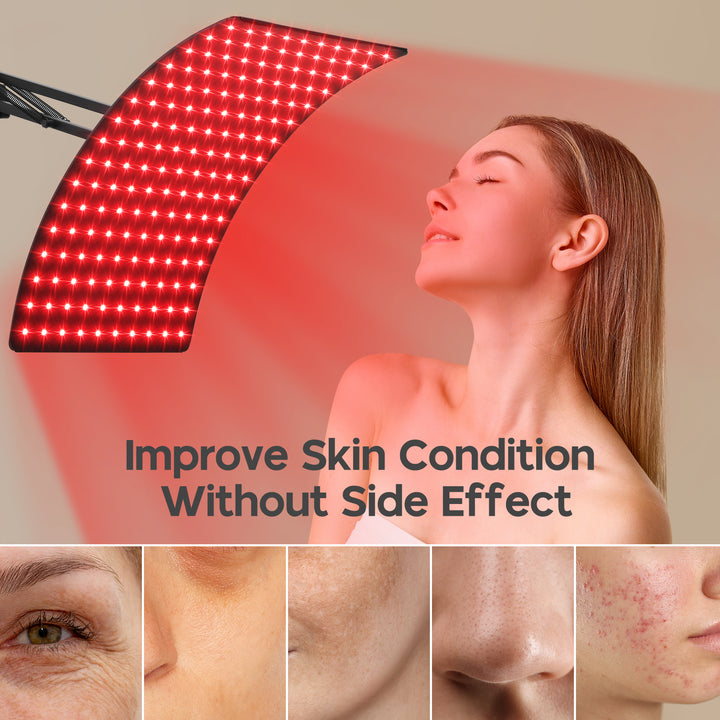 Red Light with Remote Control for Face and Body, 660nm Deed Red