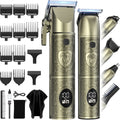 Mpow Professional Hair Clippers for Men, Cordless Mens Hair Clippers and Trimmer Set, Rechargeable Hair Cutting Kit & Barber Clippers, Mens Grooming Kit for Hair, Nose, Face, Body, Gifts for Men