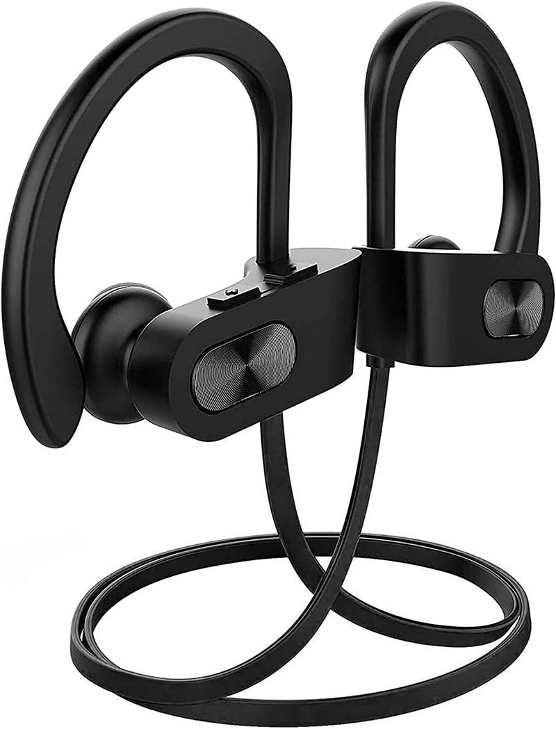 Mpow Flame Bluetooth Headphones, Running Headphones, 16 Hours Playtime Bluetooth 5.0 Wireless Earbuds HD Bass Stereo Sound IPX7 Waterproof Earphones for Workout Running Sports Noise Cancelling Mic