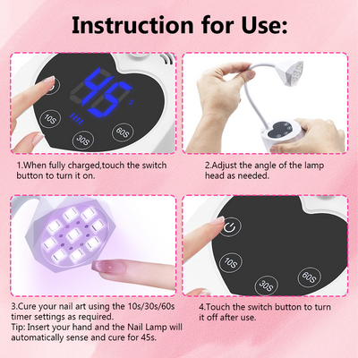 Mpow Desktop Sensor Nail Lamp