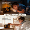 Mpow Alarm Clocks, Wood Grain, Digital Clock with Night Light, Desk Clock for Bedside, Power-Off Memory & Alarm, Dual Alarm, 5 Level Brightness +Off, 12/24H, 9min Snooze, Reveil Matin for Bedrooms