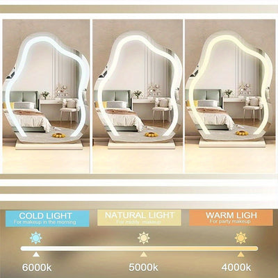 Mpow Hollywood Vanity Mirror with Lights White