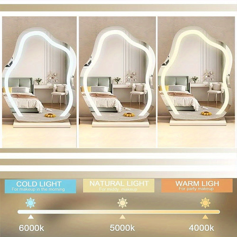 Mpow Hollywood Vanity Mirror with Lights White