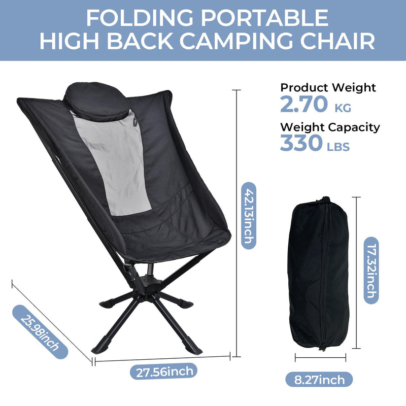 Mpow High-Back Swiveling Moon Chair