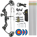 Mpow 31-inch Compound Bow with Sight + 12 30-inch Arrows