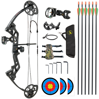 Mpow 31-inch Compound Bow with Sight + 12 30-inch Arrows