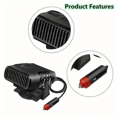 Mpow 200W Car Heater Black