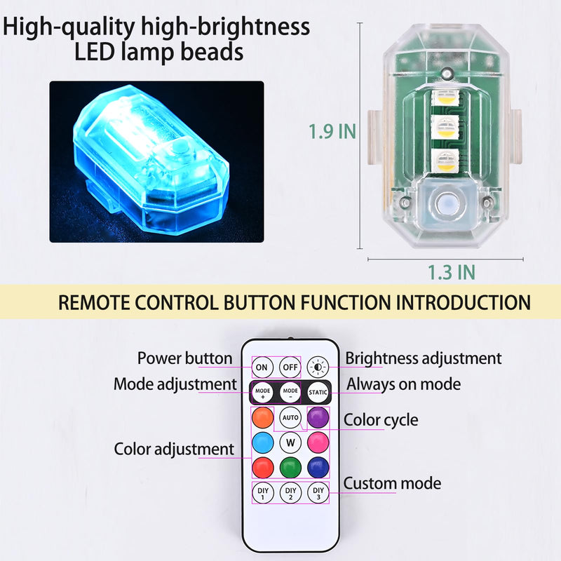 Mpow Motorcycle Strobe Light