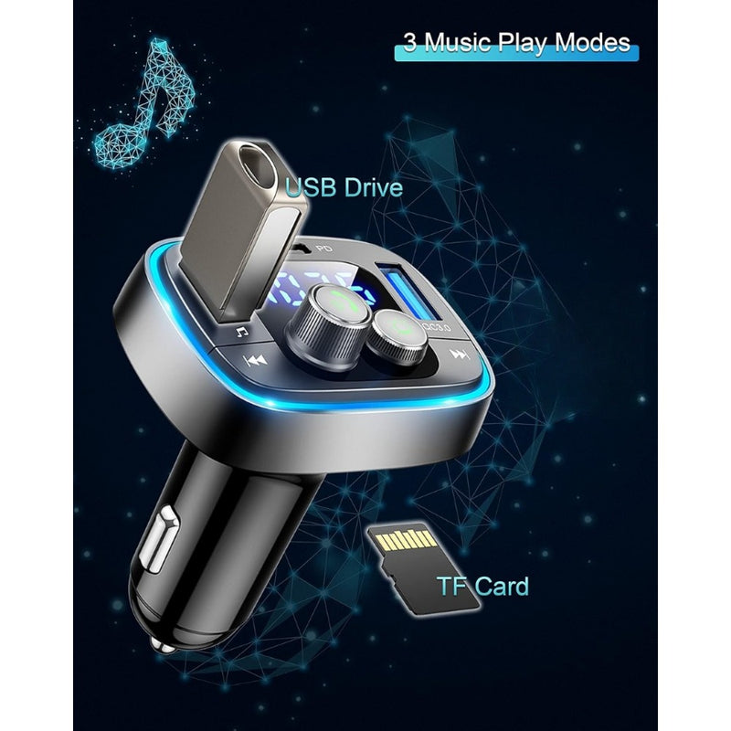 Mpow Car FM Transmitter Black
