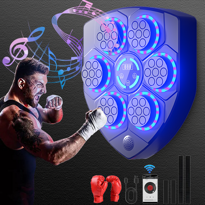 Music Boxing Machine, Interactive Punching Trainer with Boxing
