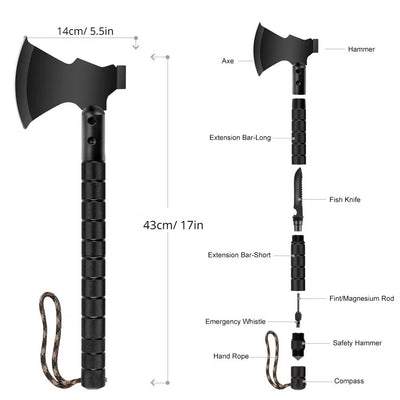 Mpow Multifunctional Camping Axe Kit