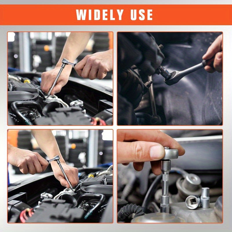 Mpow socket wrench set drive socket set