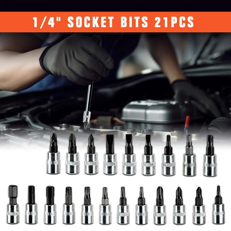 Mpow socket wrench set drive socket set