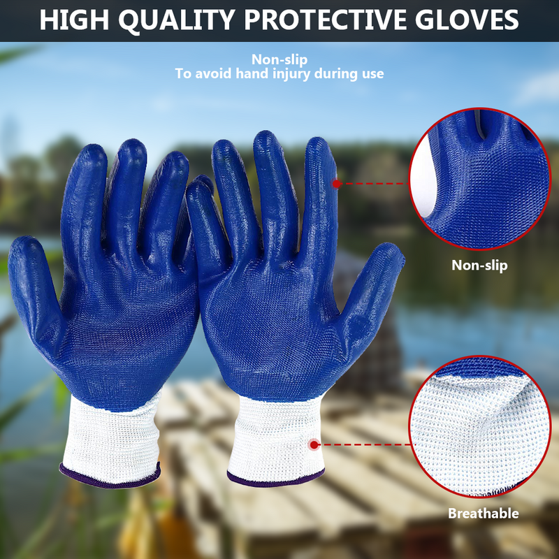 Mpow Neodymium Magnet Fishing Kit with 130kg Maximum Pull, 10m Red Rope, and Protective Gloves: A Perfect Outdoor Treasure Hunting Tool