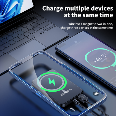 Mpow Mag-Safe Wireless Charger 10000mAh 25W PD Fast Charging 22.5W Wireless Output Multiple Colors Available Digital Display Portable