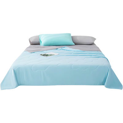 Mpow Cooling Air-Conditioning Quilt with Advanced Q-Max>0.4 Cooling Technology, Breathable and Skin-Friendly, Machine Washable