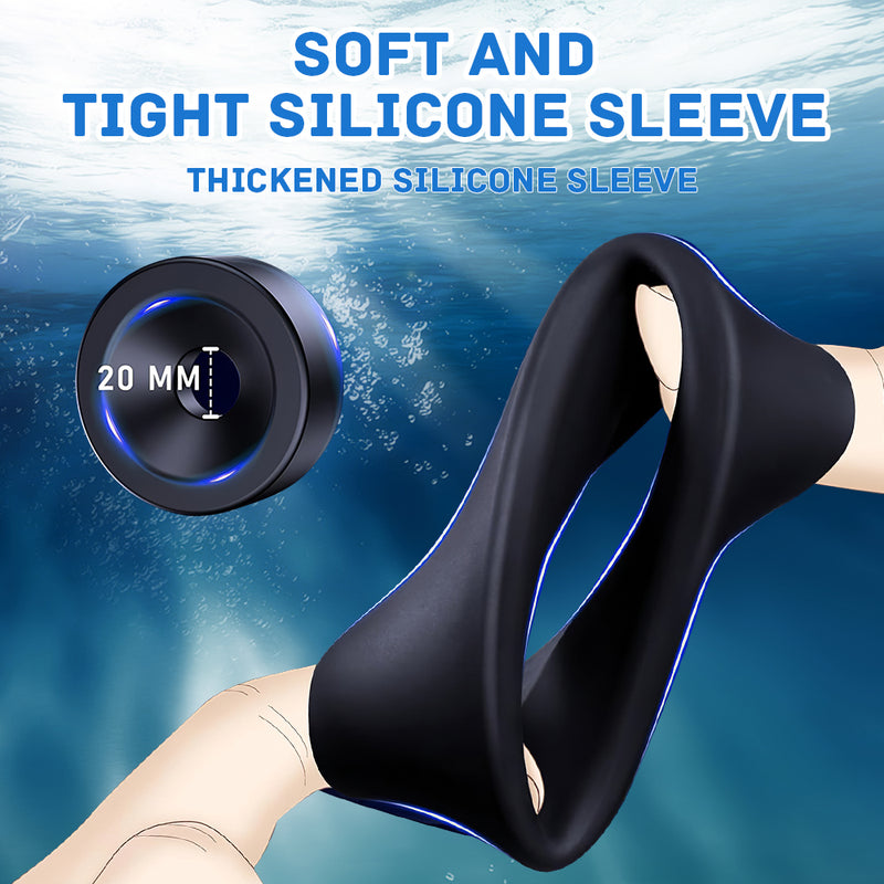 Mpow 2-in-1 Rechargeable Fully Automatic Pump Stress Relief Personal Massager - Designed for Men