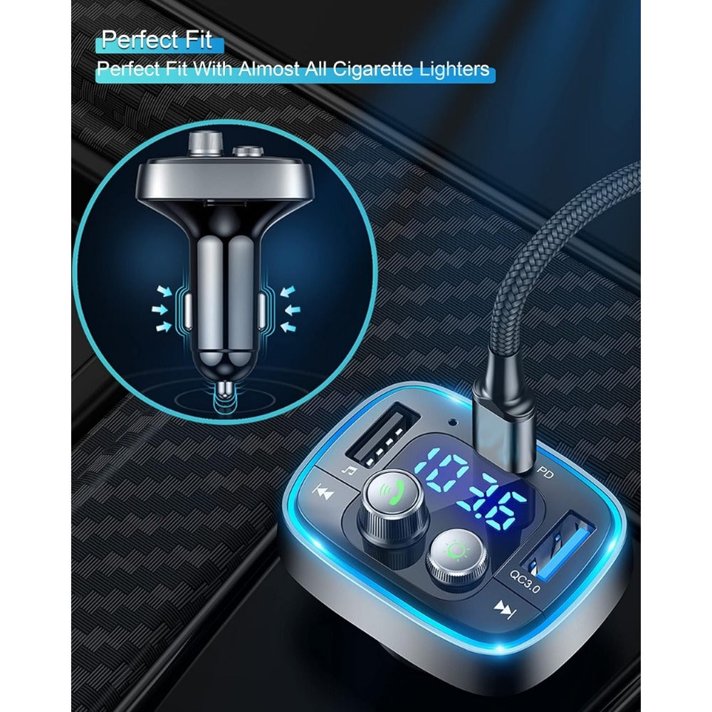 Bluetooth Adapter Bluetooth Through Cigarette Lighter Fm