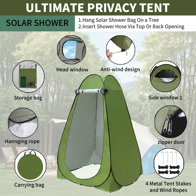 Mpow Camping Shower Tent
